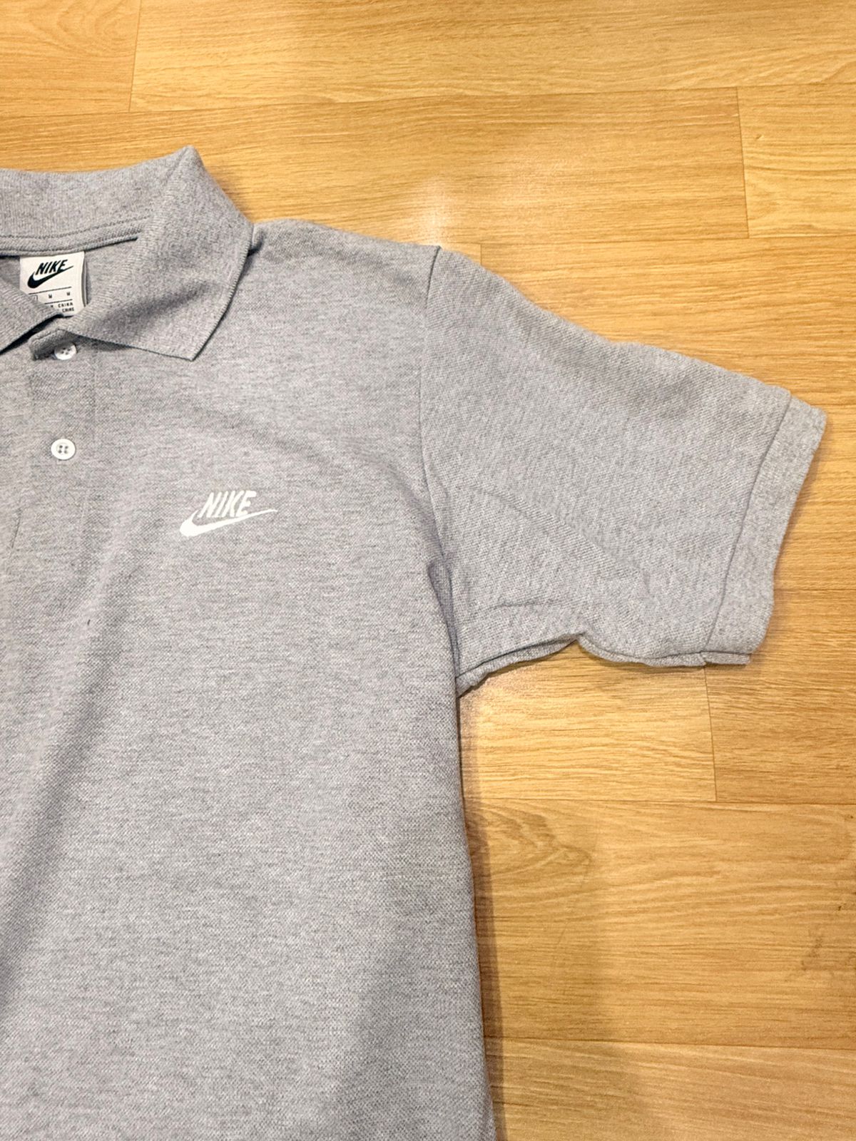 Camisa Polo NK Sportswear - Cinza